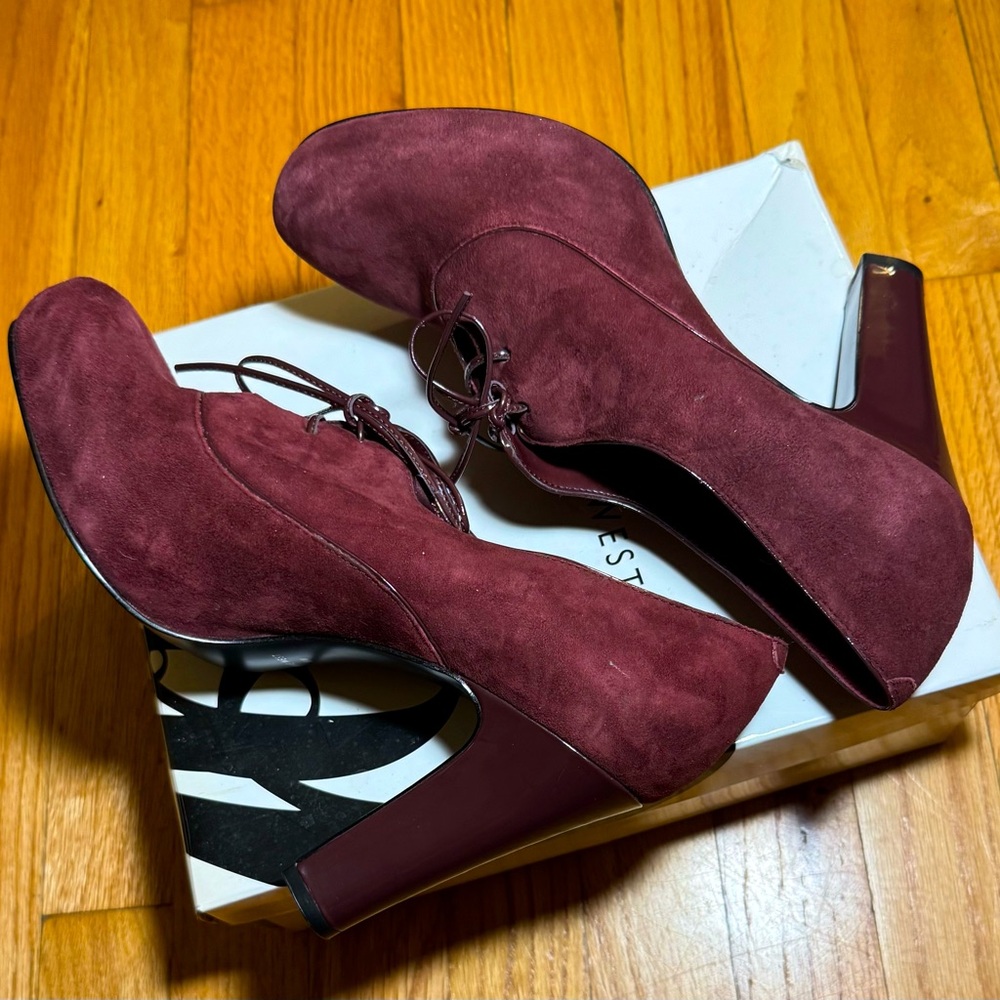 Nine West Women’s Burgundy Pumps Suede Size-10M NWNASO WINE/WINE SUEDE
NEW